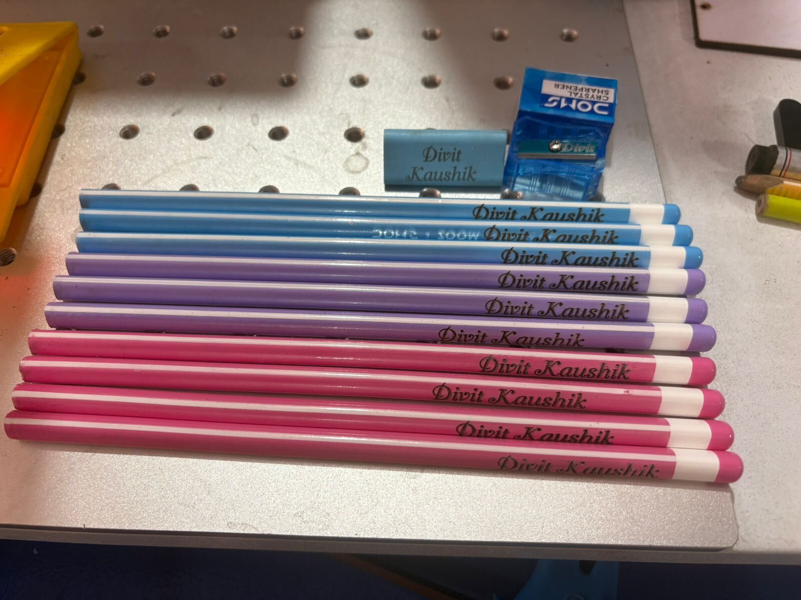 DOMS Personalized Name-Engraved Pencil Set