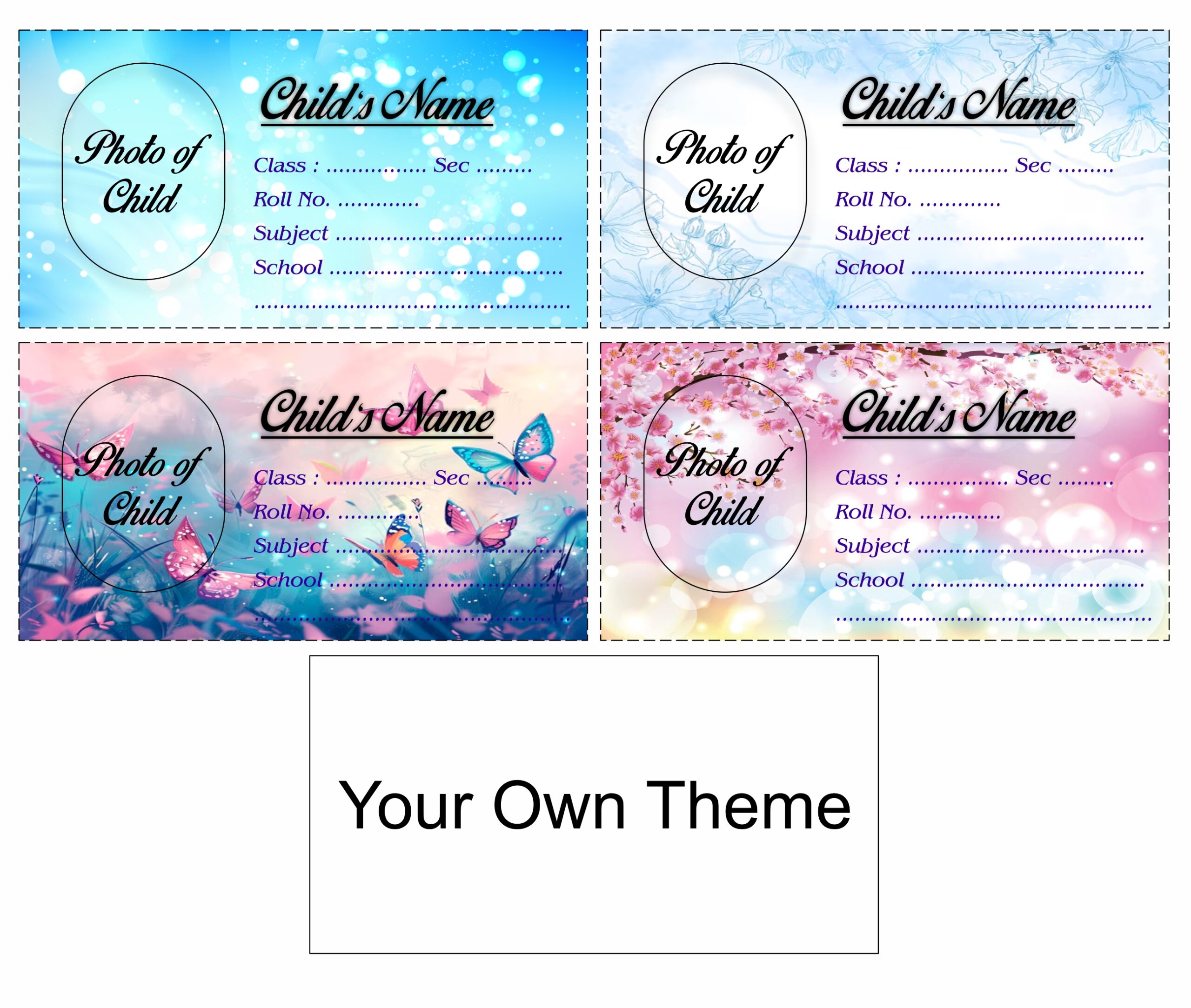 Personalized Kids' School Name Labels - Image 2