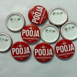 Customized Corporate Button Badges - Premium Matt Finish